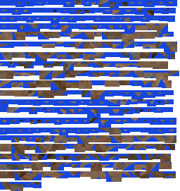 Dense atlas: scan albedo and preserved unknown regions