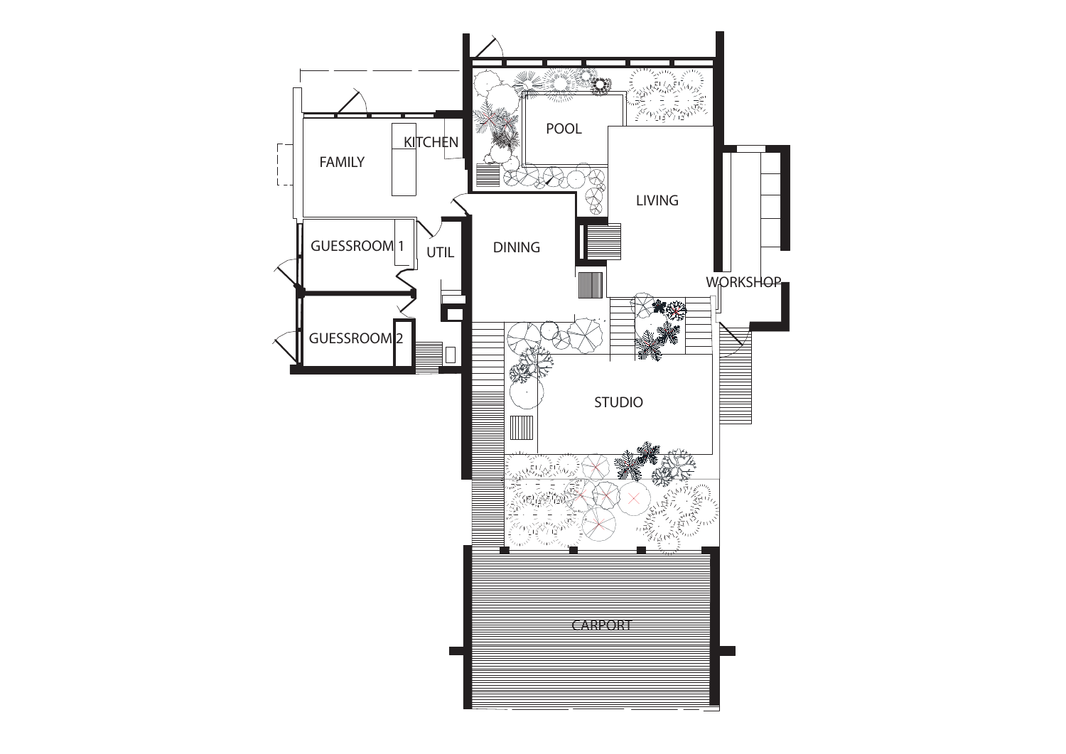 Zaidaudi floor plan, rendered with Poppler